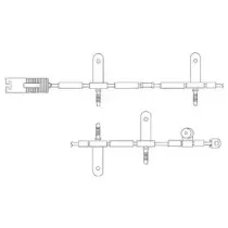 Контрольный контакт, контроль слоя тормозных колодок DELPHI купить