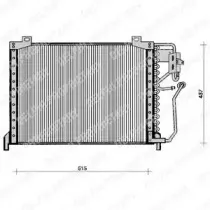 Конденсатор, кондиционер DELPHI купить