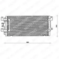 Конденсатор, кондиционер DELPHI купить