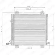 Конденсатор, кондиционер DELPHI купить