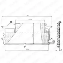 Конденсатор, кондиционер DELPHI купить