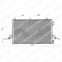 Конденсатор, кондиционер DELPHI купить