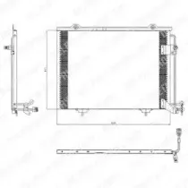 Конденсатор, кондиционер DELPHI купить