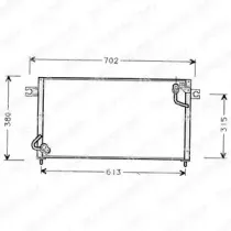Конденсатор, кондиционер DELPHI купить