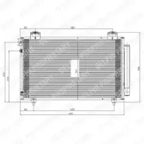 Конденсатор, кондиционер DELPHI купить
