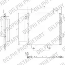 Конденсатор, кондиционер DELPHI купить