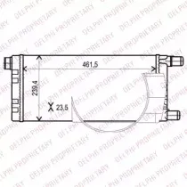 Радиатор, охлаждение двигателя DELPHI купить
