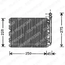 Испаритель, кондиционер DELPHI купить