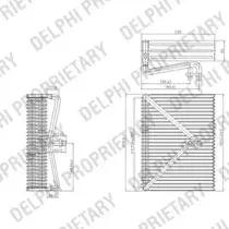 Испаритель, кондиционер DELPHI купить
