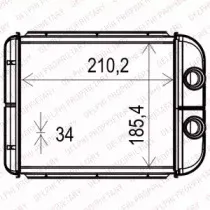 Теплообменник, отопление салона DELPHI купить
