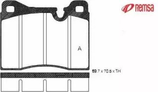 Комплект тормозных колодок, дисковый тормоз METZGER купить