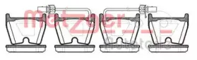 Комплект тормозных колодок, дисковый тормоз METZGER купить