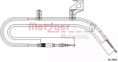 Трос, стояночная тормозная система METZGER купить