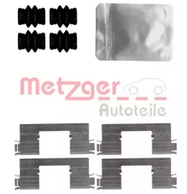 Комплектующие, колодки дискового тормоза METZGER купить