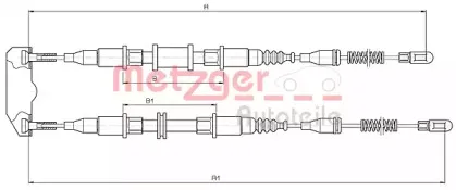 Трос, стояночная тормозная система METZGER купить