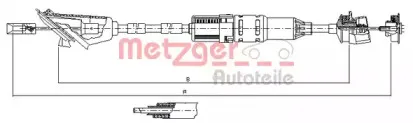Трос, управление сцеплением METZGER купить