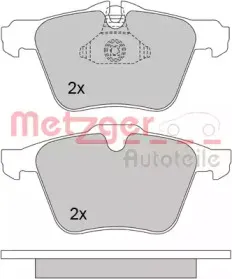 Комплект тормозных колодок, дисковый тормоз METZGER купить