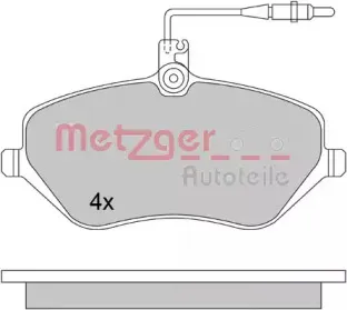 Комплект тормозных колодок, дисковый тормоз METZGER купить