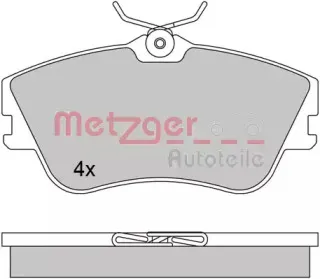 Комплект тормозных колодок, дисковый тормоз METZGER купить