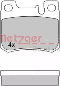 Комплект тормозных колодок, дисковый тормоз METZGER купить