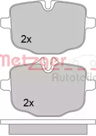 Комплект тормозных колодок, дисковый тормоз METZGER купить