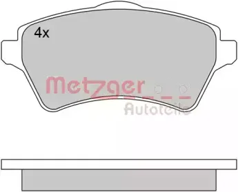 Комплект тормозных колодок, дисковый тормоз METZGER купить