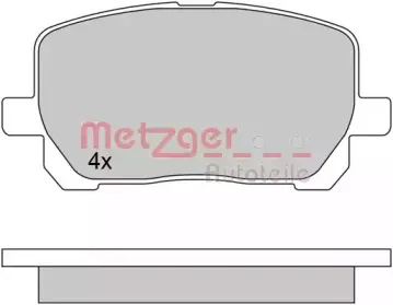 Комплект тормозных колодок, дисковый тормоз METZGER купить