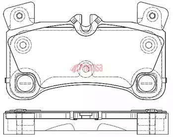 Комплект тормозных колодок, дисковый тормоз METZGER купить