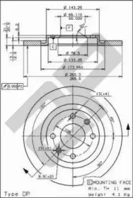 Тормозной диск METZGER купить