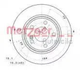 Тормозной диск METZGER купить