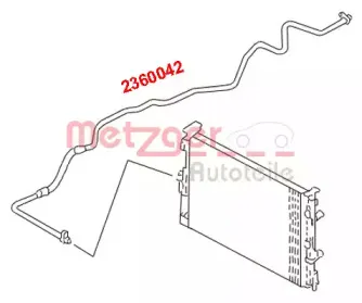 Шланг гумовий,комбінований, з фітингами METZGER купить