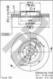 Тормозной диск METZGER купить