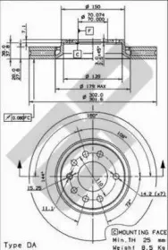 Тормозной диск METZGER купить