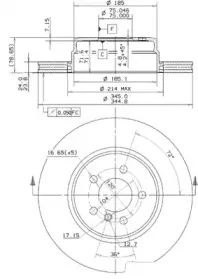 Тормозной диск METZGER купить