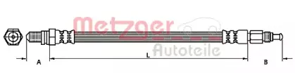 Тормозной шланг METZGER купить