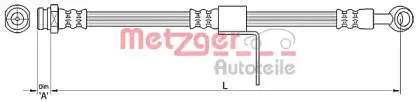 Тормозной шланг METZGER купить