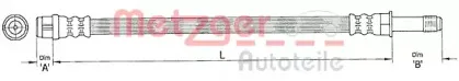 Тормозной шланг METZGER купить