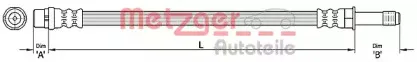 Тормозной шланг METZGER купить