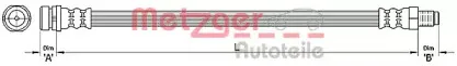 Тормозной шланг METZGER купить