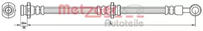 Тормозной шланг METZGER купить
