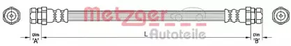 Тормозной шланг METZGER купить