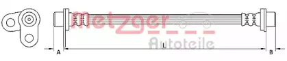 Тормозной шланг METZGER купить