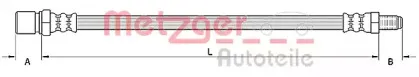 Тормозной шланг METZGER купить