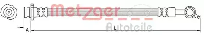 Тормозной шланг METZGER купить
