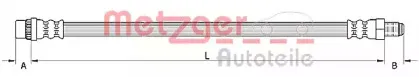 Тормозной шланг METZGER купить