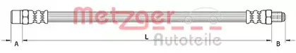 Тормозной шланг METZGER купить