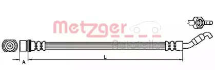 Тормозной шланг METZGER купить