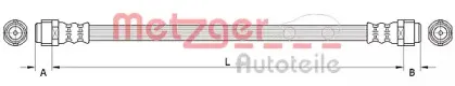 Тормозной шланг METZGER купить