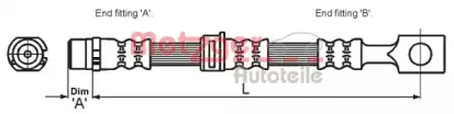 Тормозной шланг METZGER купить