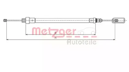 Трос, стояночная тормозная система METZGER купить
